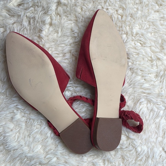 Matisse red pointy toe flat Alan - Picture 3 of 4